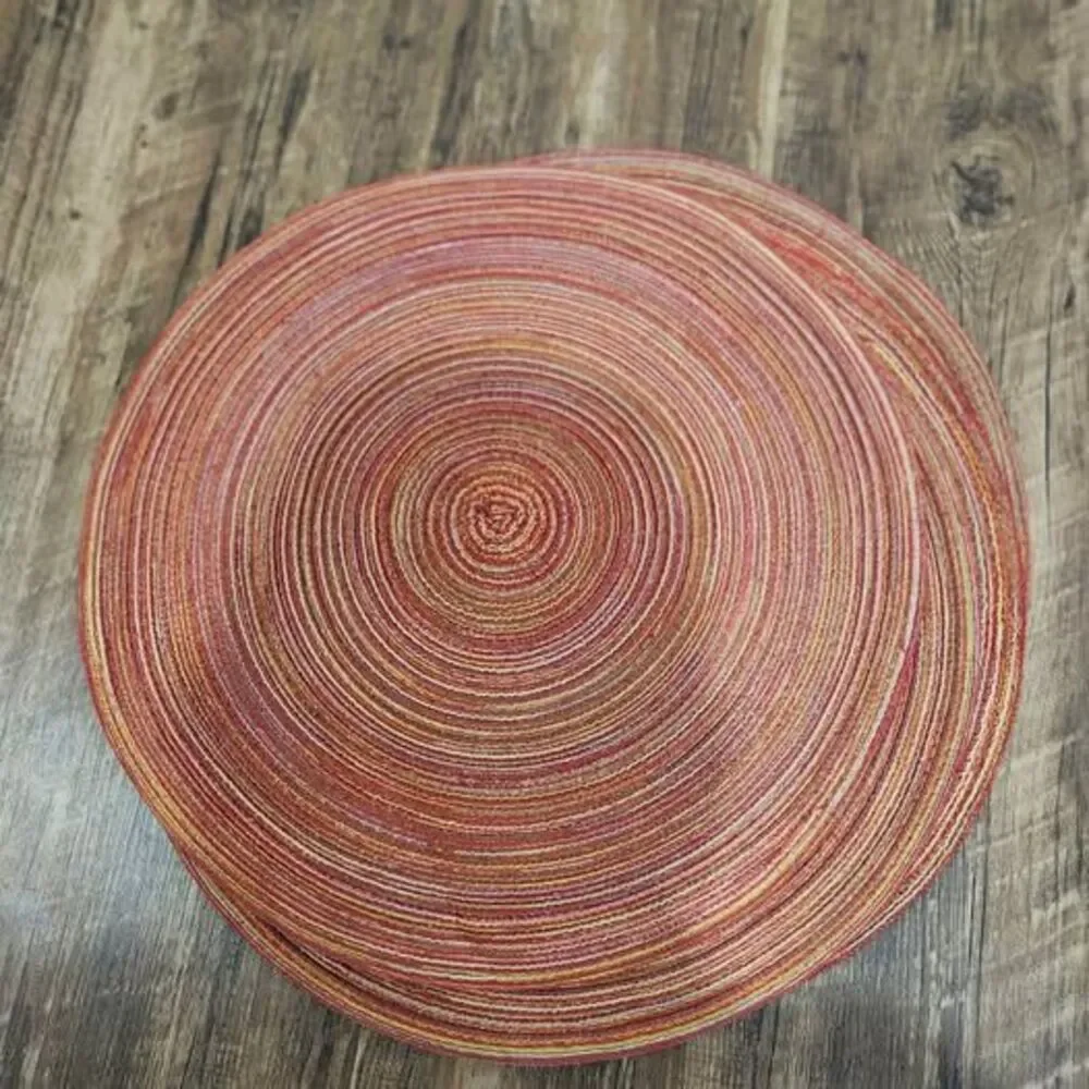 4 Orange Placemats